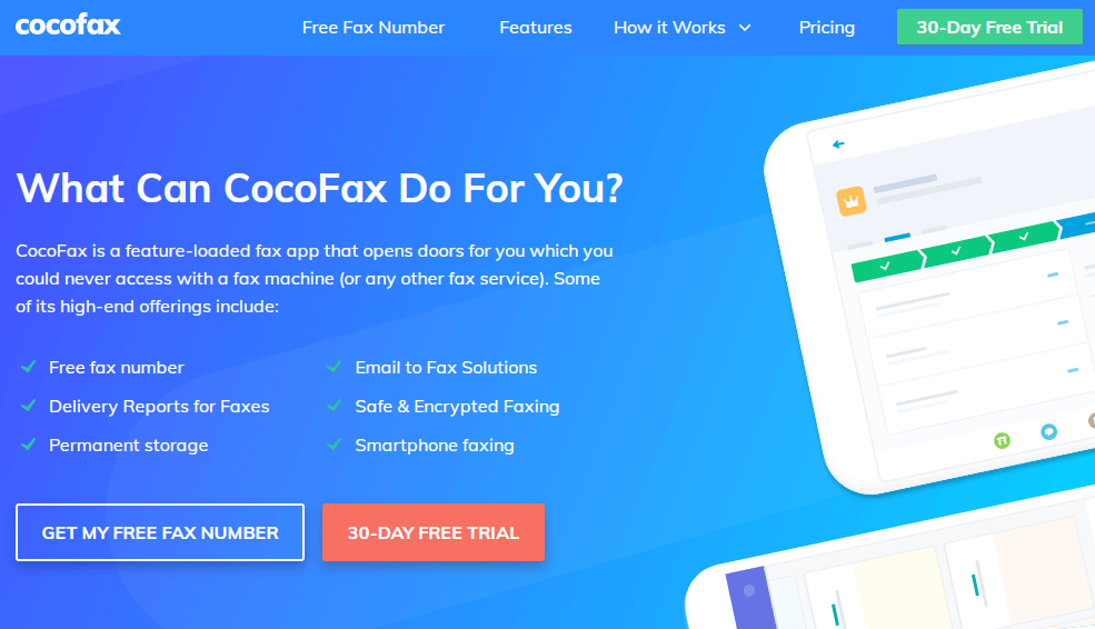 Cocofax features