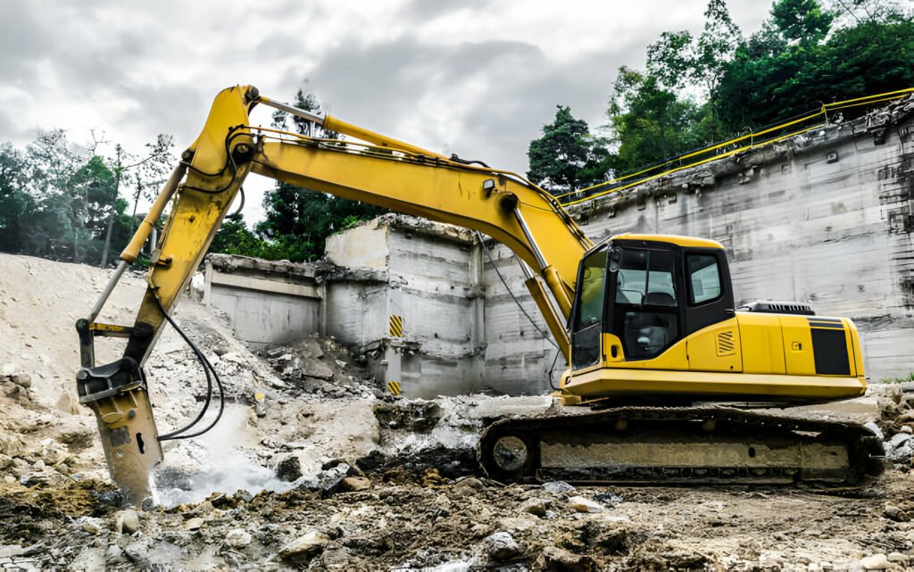 Hydraulic Breakers in Construction